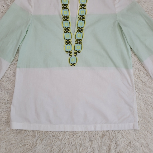 Tory Burch Embroidered Tunic Top - Picture 6 of 9